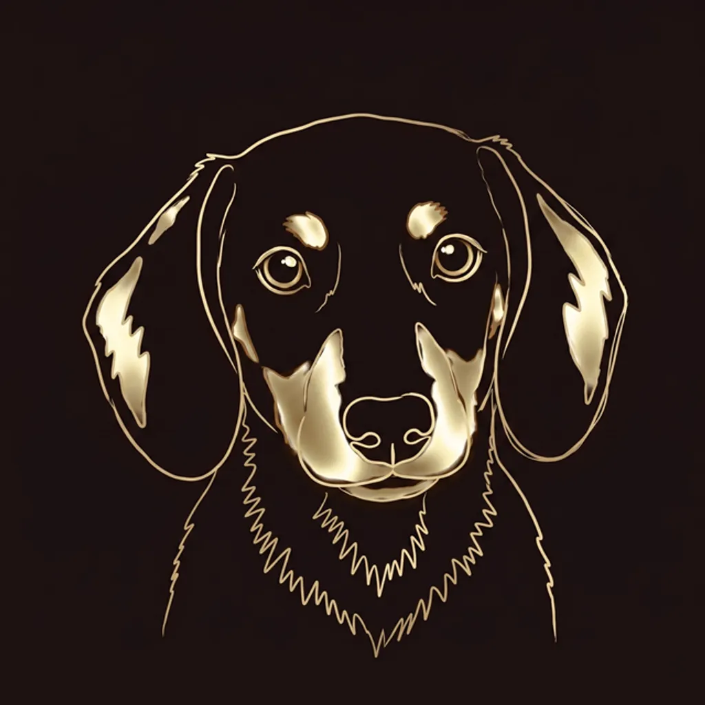 Mâle Teckel Noir et feu