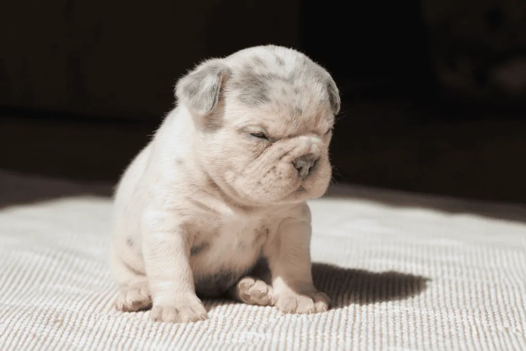 chiot male bouledogue francais exotique lilas merle tan
