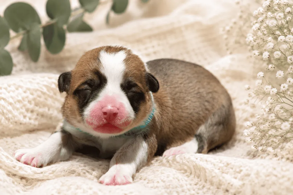 male welsh corgi pembrokle couleur sable et blanc