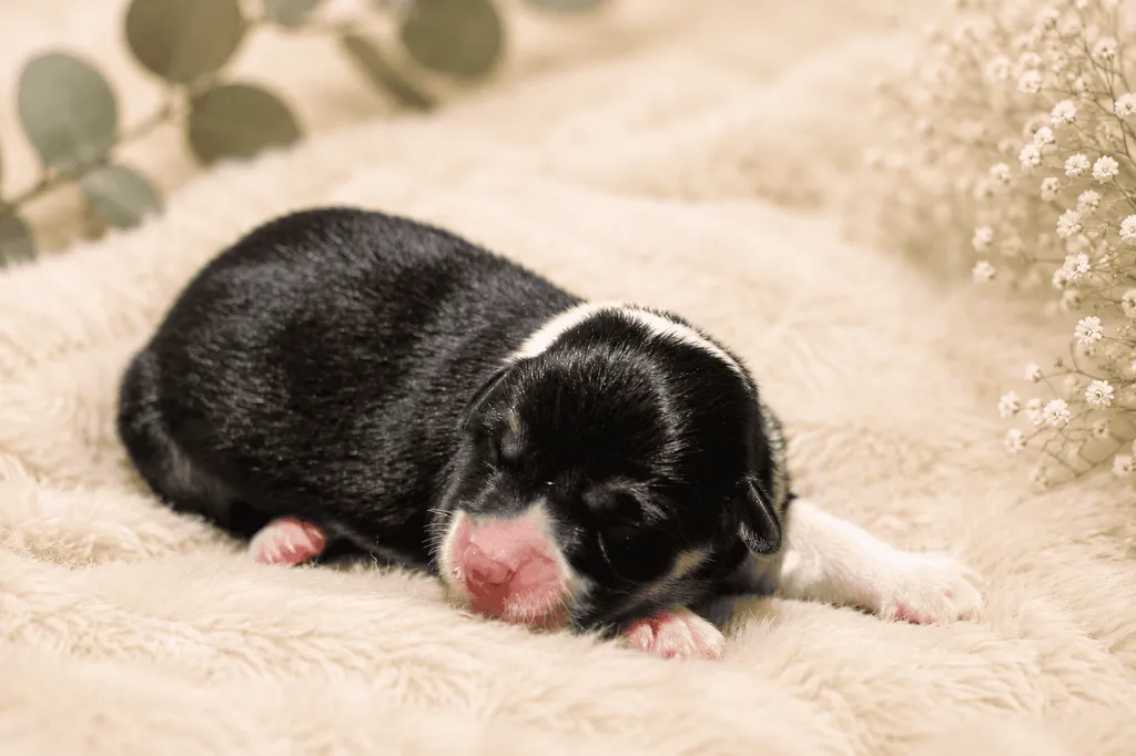 male welsh corgi pembrokle couleur noir tricolore