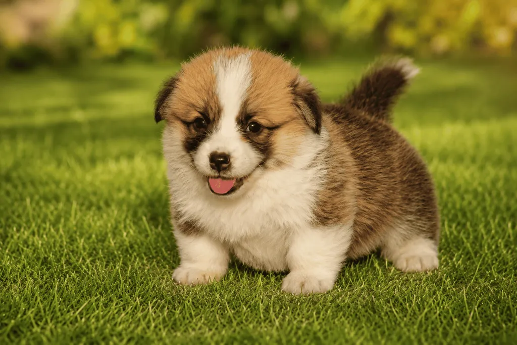 male welsh corgi pembrokle couleur sable et blanc